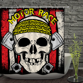 head shower curtains fabric awesome colorful polyester cloth print bathroom curtains