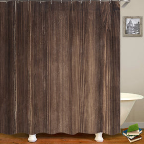ruffle shower curtains fabric Human skeleton brown polyester cloth print bathroom curtains
