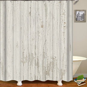 ruffle shower curtains fabric Human skeleton white polyester cloth print bathroom curtains