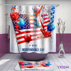 balloon shower curtains fabric Human skeleton colorful polyester cloth print bathroom curtains